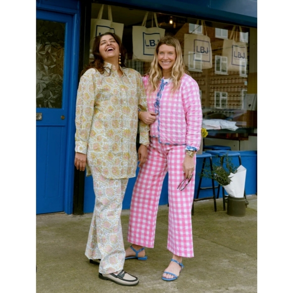 42. J.Crew SZ Blockprints™ X J.Crew hand-block-printed disco pant - Picture 3 of 14